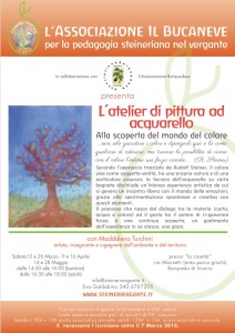 L’atelier di pittura ad acquarello con Maddalena Turchini artista, insegnante e ingegnere dell’ambiente e del territorio