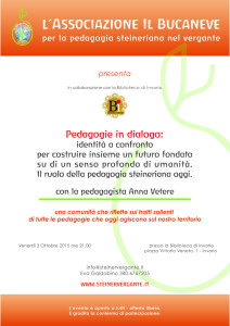 Conferenza pedagogia